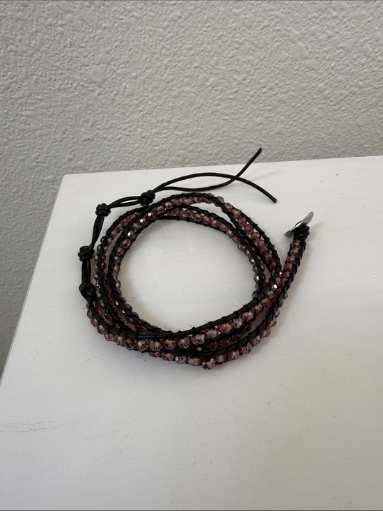 Chan Luu Jewelry - Chan Luu Beaded Wrap Bracelet - Pink and Black